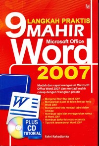 Image of 9 Langkah praktis mahir microsoft office word 2007