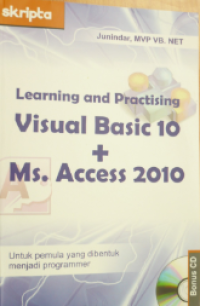 Image of Learning and practising: visual basic 10 + Ms. Access 2010